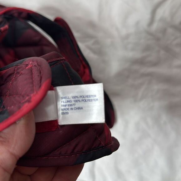 St.John’s Bark Red Plaid Dog Jacket. Size Medium. - Picture 6 of 7